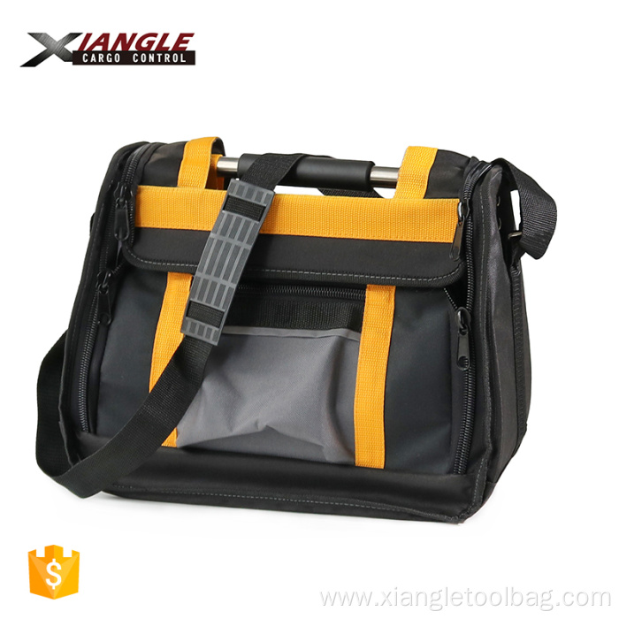 Expandable Open Tote Tool Bag with Shoulder Strap